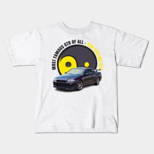 R34 GTR Kids T-Shirt